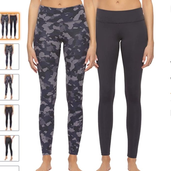 Felina sueded athleisure performance leggings with slimming waistband size S - Picture 3 of 7